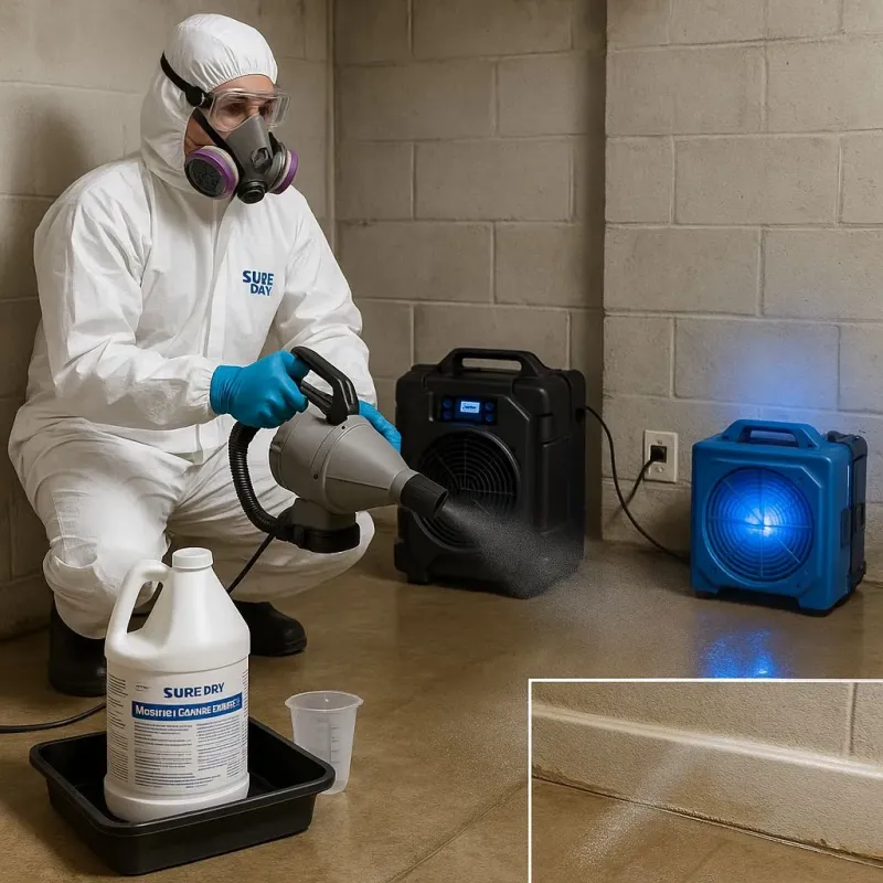 Sanitization and Odor Removal process in Napoleon, MI